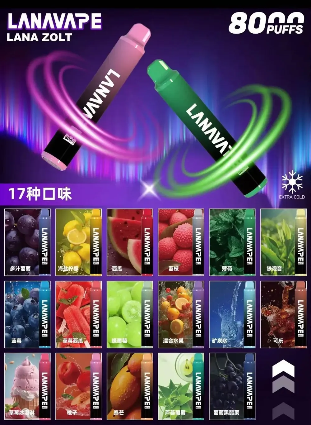 拉娜 拋棄式 8000口 · 高顏值